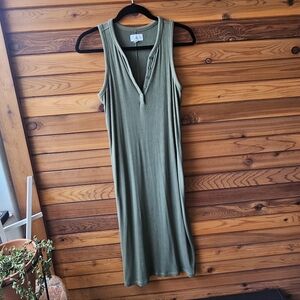 Lou & Grey Sleevless Button Up Dress